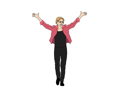Elizabeth Warren 2020 democrat design election elizabeth warren illustration international womens day politics woman