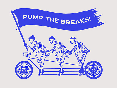 Pump the Breaks! illustration procreate toronto
