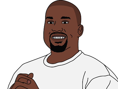 Happy Kanye :) creativecloudcc illustration illustrator kanye kanyewest vector yeezy