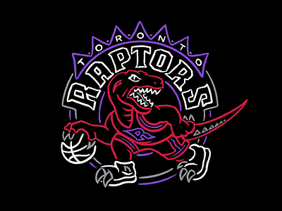 Go Raps Go fanart illustration procreate raptors toronto