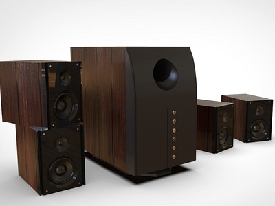 5.1 Speaker - 3D Model