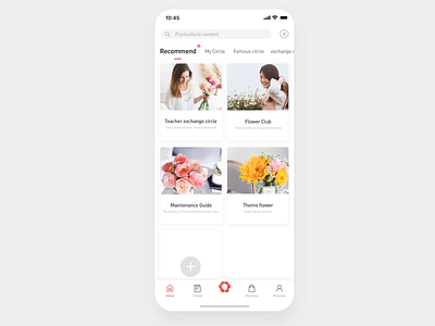 Flower app 3 app branding design ui ux