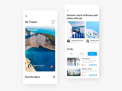 Travel app 5 app branding design ui ux