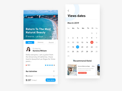 Travel app 6 app branding design ui ux