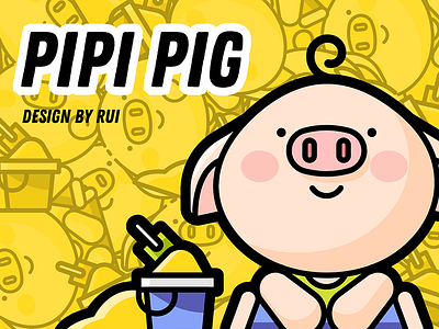 A Little Pig a little pig annimal illustration pig piggy