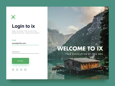 Login Page Component Reuse2 ui 设计