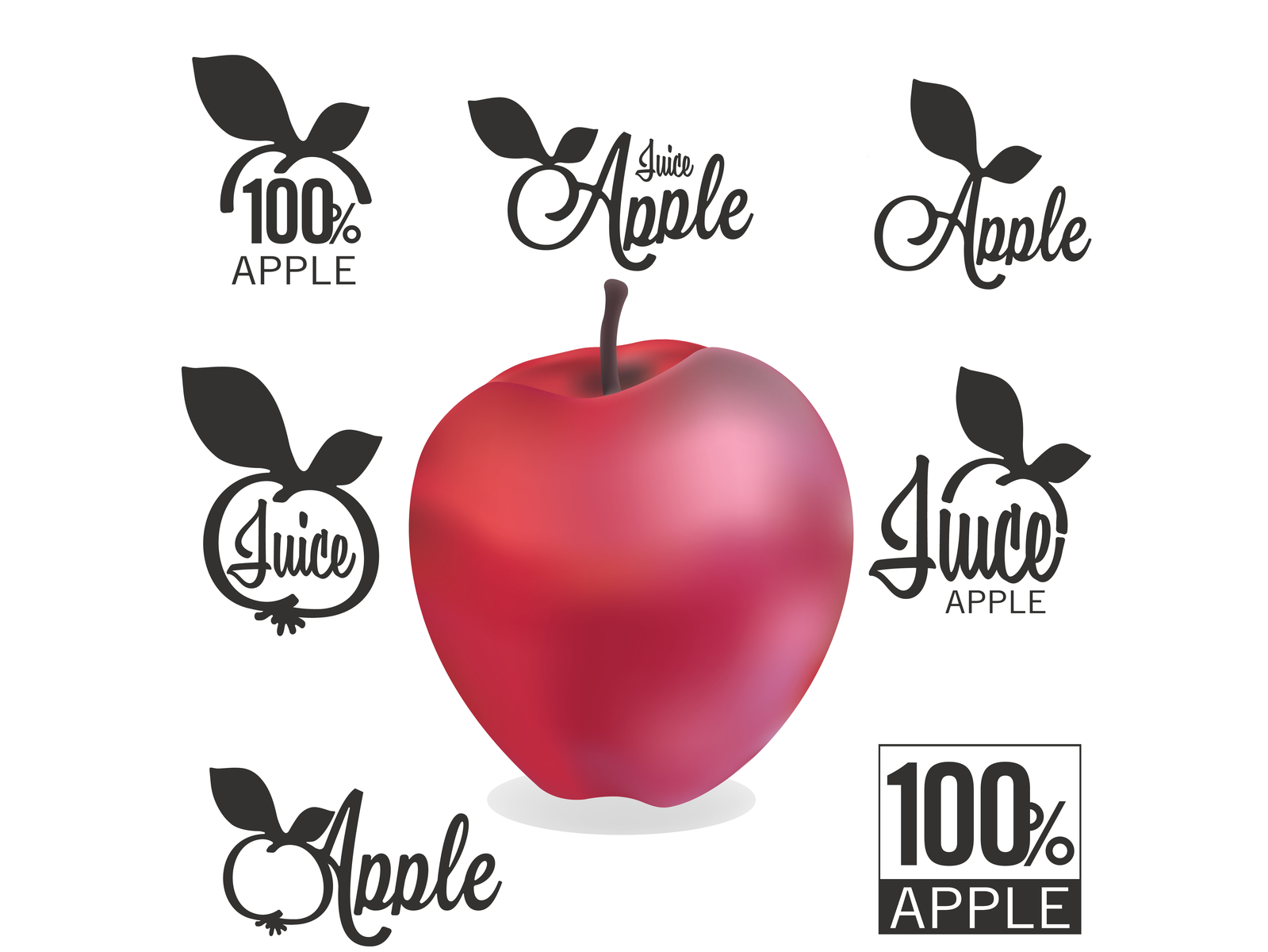 Apple logo by Bluepentool 2 on Dribbble