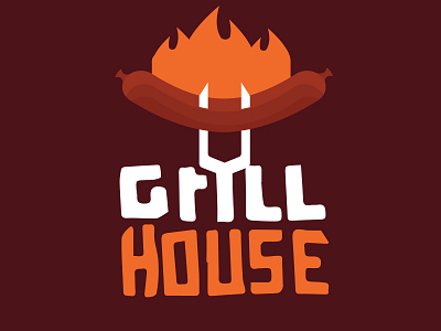 Grill house logo
