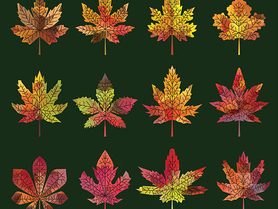 Leaf icons