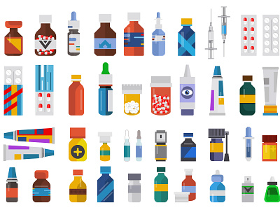 Medicine vector icons design medicine vector icons