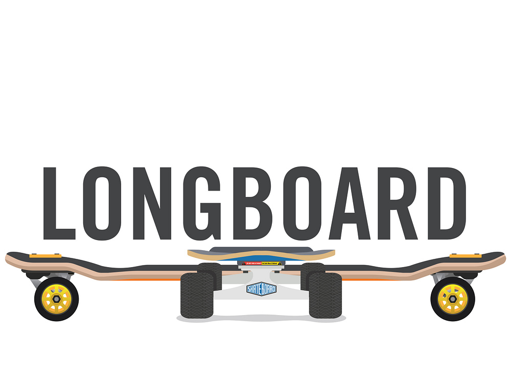 Longboard Vector Design designs, themes, templates and downloadable ...