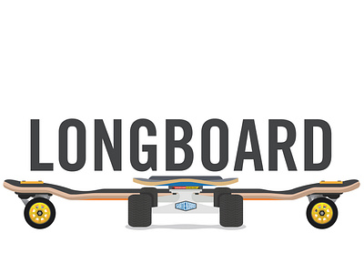 Longboard vector design avatar longboard vector design longboard vector design