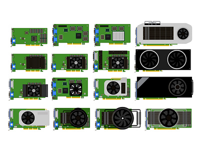 Video card collection (Evolution of video cards)