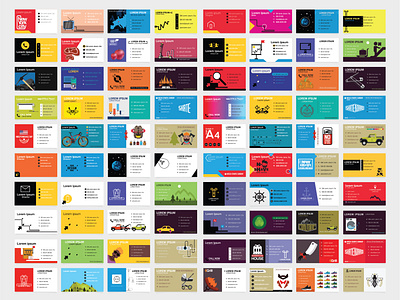 Creative business card collection