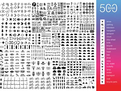 500 vector icon