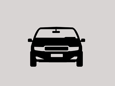 Sedan car vector icon