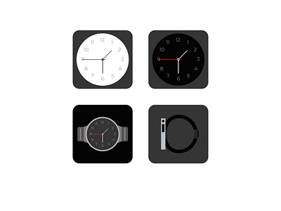 colck and watch vector icon