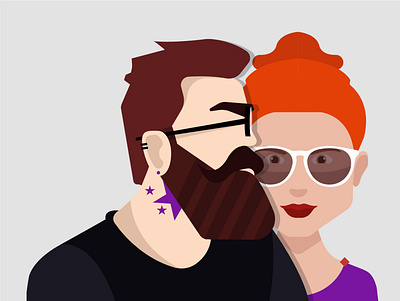 Man And Woman avatar avatar graphic icon illustration logo man and woman avatar man and woman avatar vector