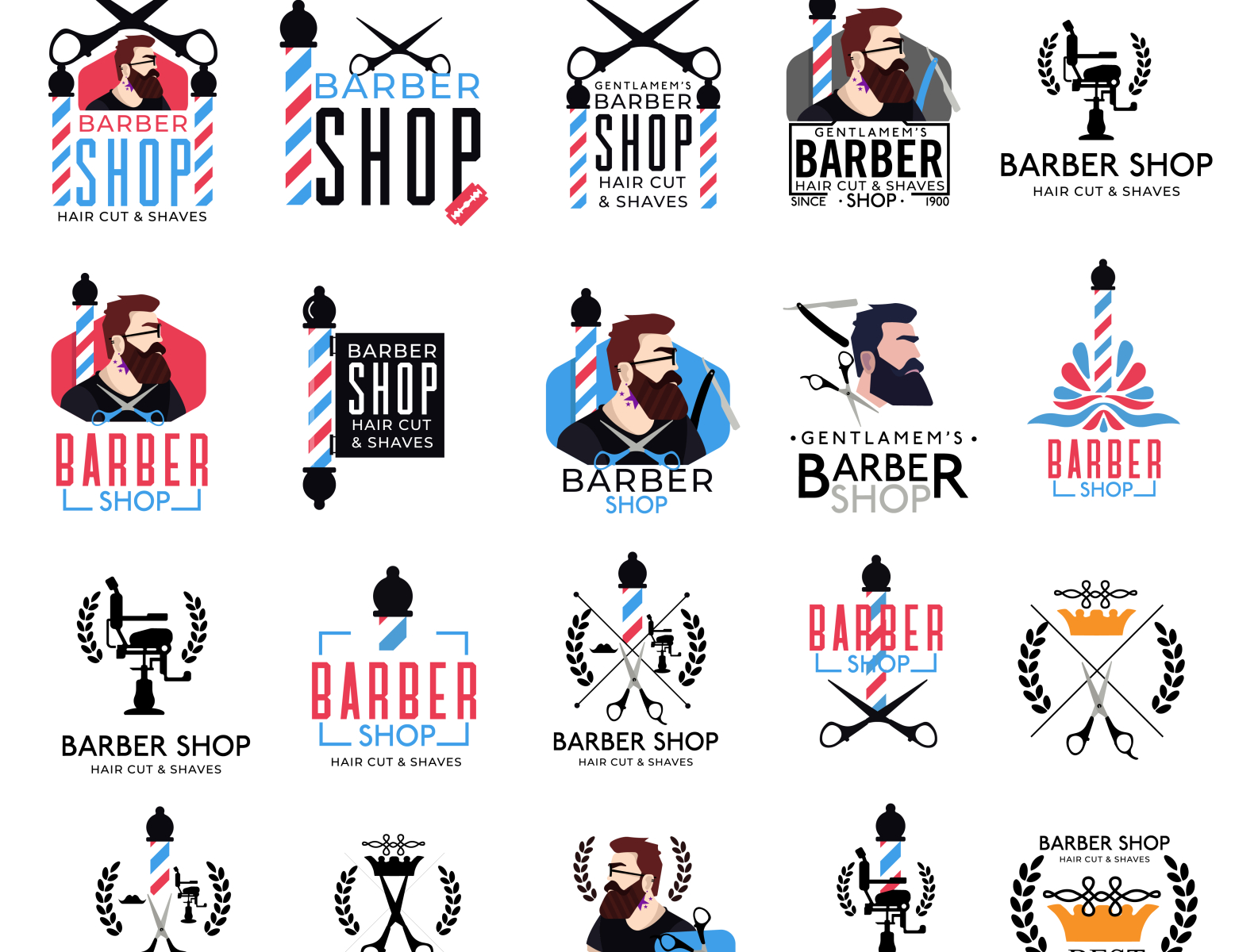 Salon and Hair Cutting Logo on Letter O Sign. Scissors Icon with Logotype  Concept Stock Vector | Adobe Stock