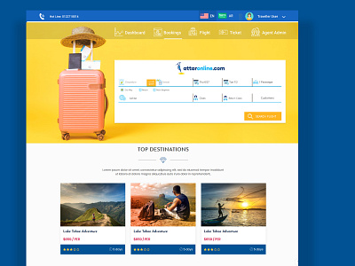 Online Traveling Website