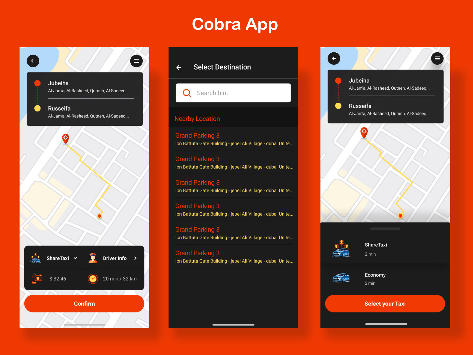 Cobra App by Shaimaa Hisham on Dribbble
