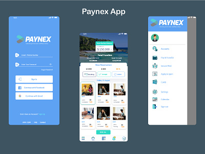 Paynex App - Online Trip Booking