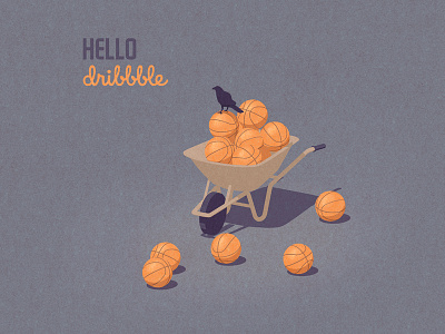 autumn harvest axonometric basketball editorial halloween illustration justineshirin october pumpkins