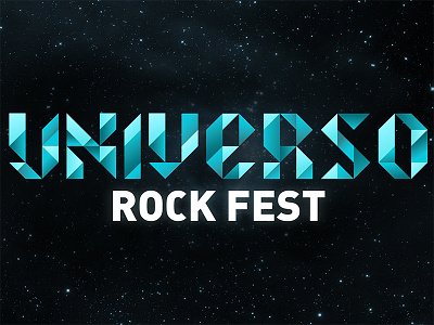 Universo Rock Fest branding colima fest identity mexico outer space radio rock space universo