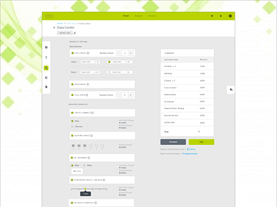 Data Center design landing page product design ui ui designs user experience user inteface visual design web desgin website layout