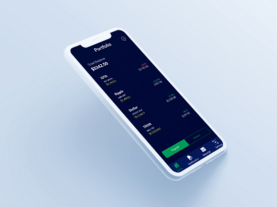 Cryptocurrency App UI Design