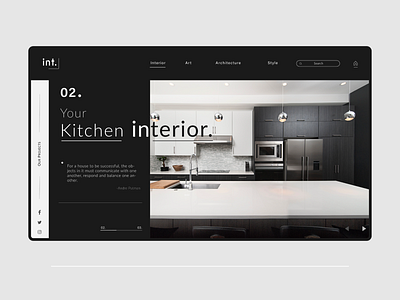 Interior designing studio web landing page design interior design ui ux web web landing page website