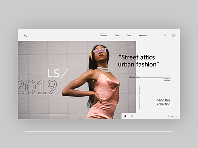 Fashion store web landing page design branding fashion app fashion website ui ux web web landing page website