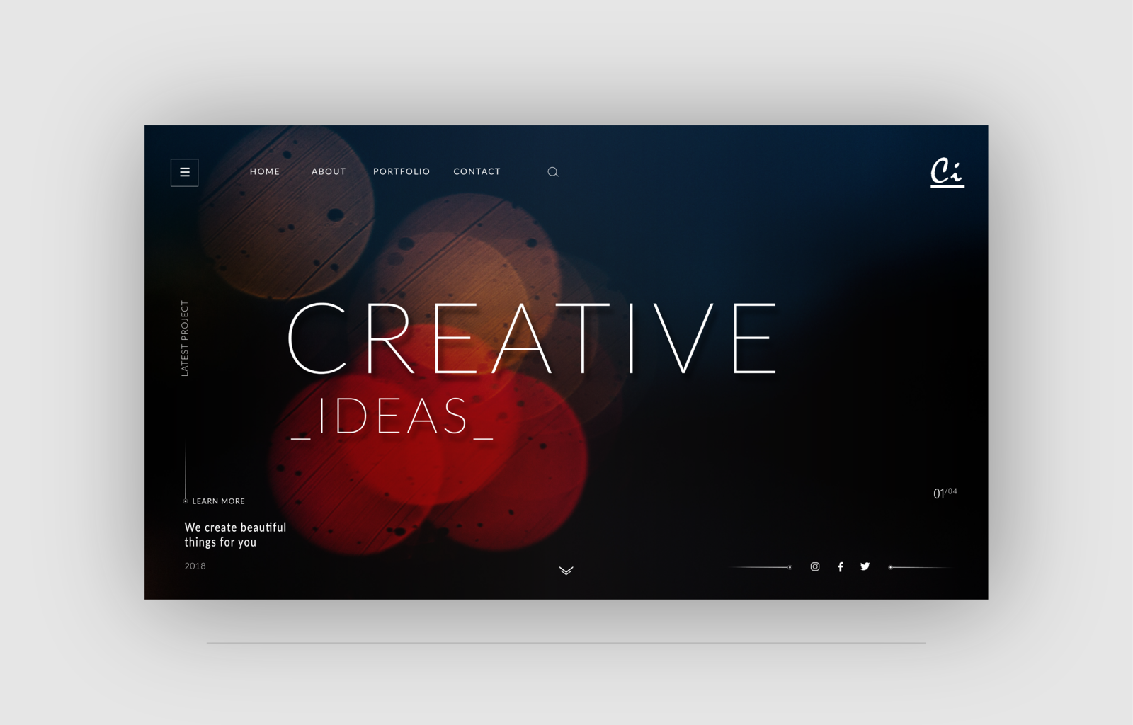 Creative Studio Website Landing Page Design By Dhrity Modak On Dribbble