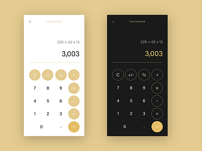 Calculator App design