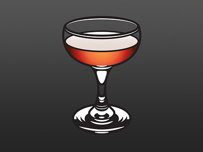 My Manhattan Recipe bourbon classic cocktail coupe glass manhattan rye speakeasy