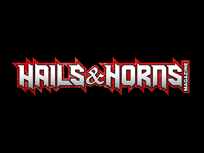 Hails & Horns Magazine Logo hails horns logo magazine metal metalcore typography