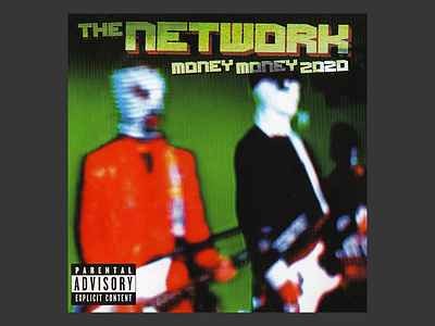 The Network "Money Money 2020" band cd design graphic green day layout logo music network new wave punk vinyl