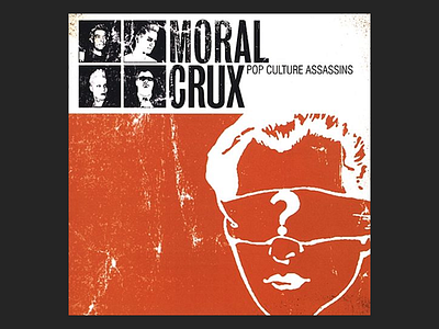 Moral Crux "Pop Culture Assassins" album art cd cover graphic design layout lookout records moral crux pop punk vinyl