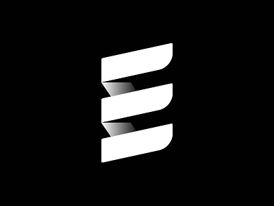 Elements - White Version e elements form letter mono one color type