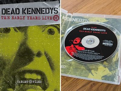 Dead Kennedys - The Early Years Live DVD dead kennedys disc dk dvd jello biafra packaging punk rock video