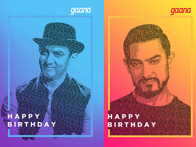 Aamir Khan Birthday creative.