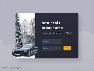 UX Writing Challenge, Day 10 car dealer car rental car rental app design duxw duxwc login login design login form login screen pop up ui ui design user interface uxwc uxwriting webdesign