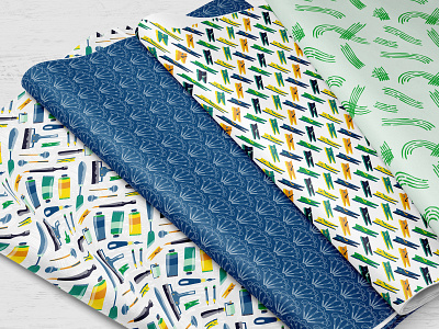 Printmaking Pattern Collection 60s handmade illustrator linocut pattern pattern design printmaking repeat pattern tools wrapping paper