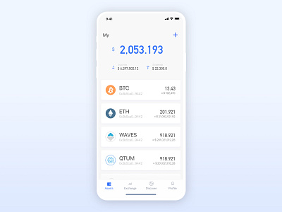 Blockchain Wallet blockchain blockchain cryptocurrency redesign responsive ui ux wallet wallet app white 原理 向量 商标 图标 应用 插图 数字 画画 白色 设计