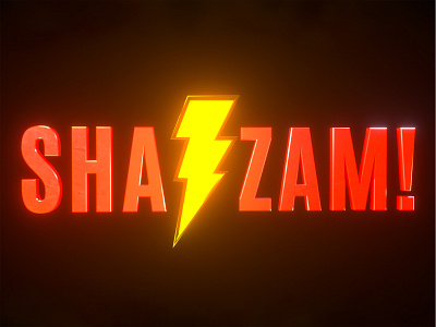 Shazam Movie poster title