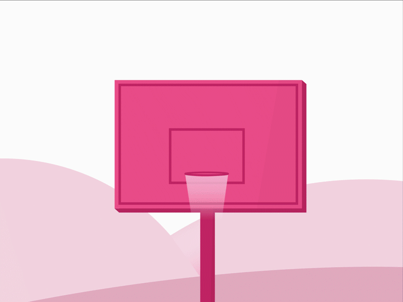 Hello Dribbble! animation basketball hello illustraion score welcome