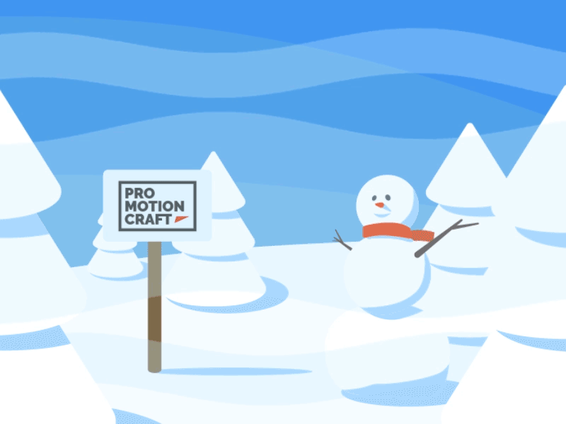 Snow Man after effec cc illustrator cc snowman