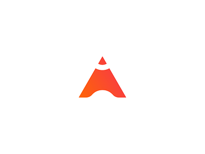 Personal Logo | A + Volcano a letter a letter logo brand identity branding identity logo logo design logodesign volcano