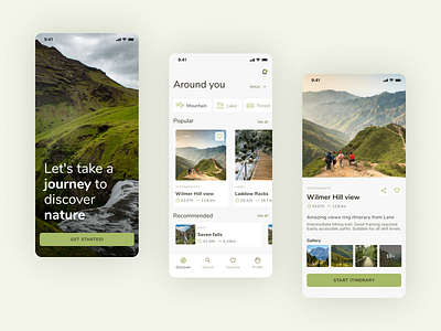 Excursion Mobile App Concept