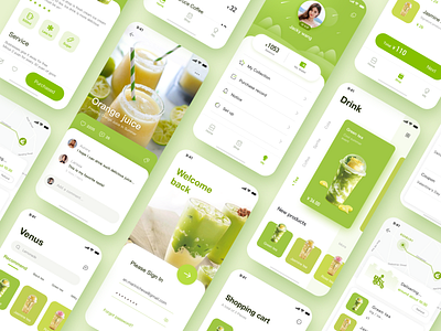 Drink app design app design icon ui